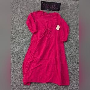 NWT Universal Thread Pink Long Sleeve Maxi Dress XS, L